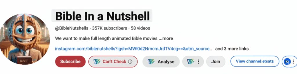 Bible in a nutshell Faceless Channel