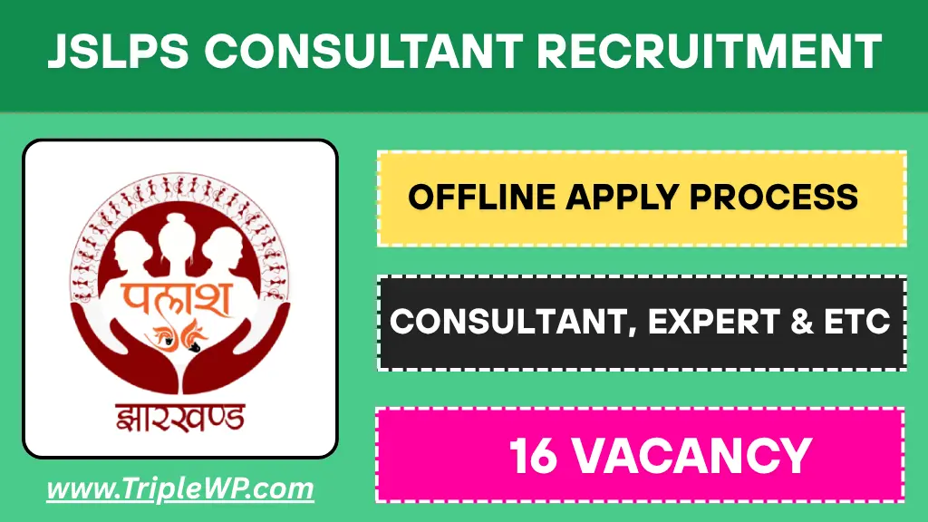 JSLPS Consultant Recruitment